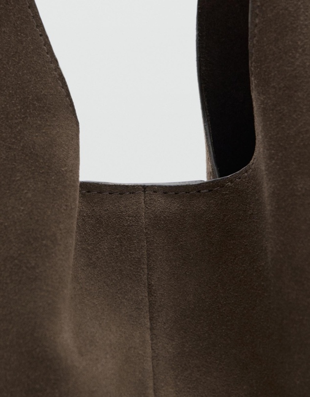 M.N.G - Suede Drawstring Bag