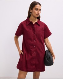 The Fated - Gracie Mini Shirt Dress