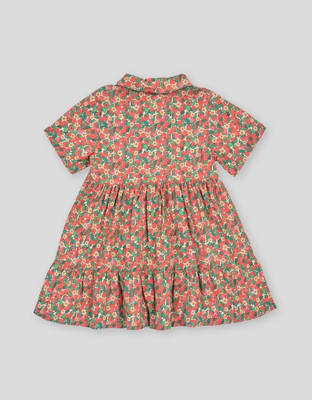 Goldie + Ace - Strawberry Monica Dress - Babies-Kids