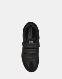 Steve Madden - Daybreak Black Leather Sneakers