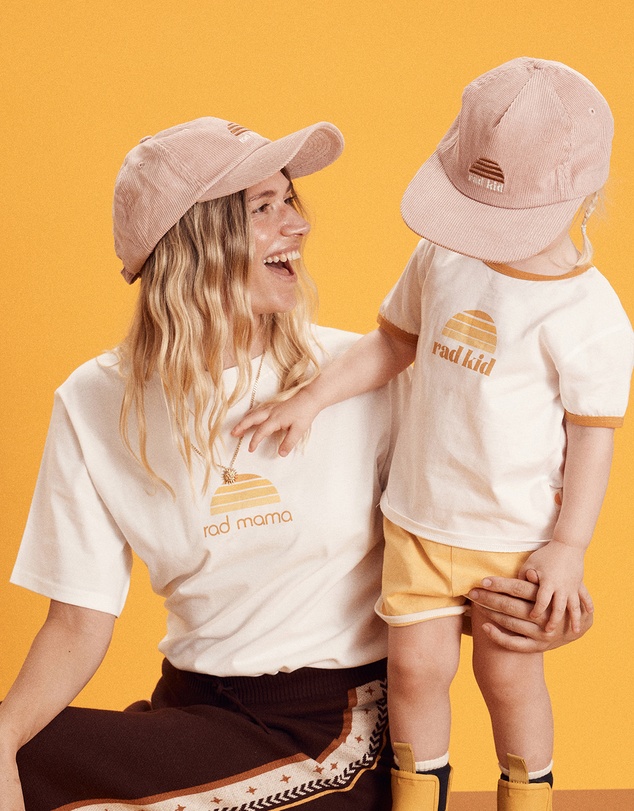 Banabae - Rad Kid Classic Ringer Organic Cotton Tee