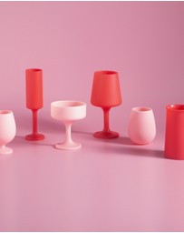 porter green - mecc | silicone unbreakable cocktail glasses