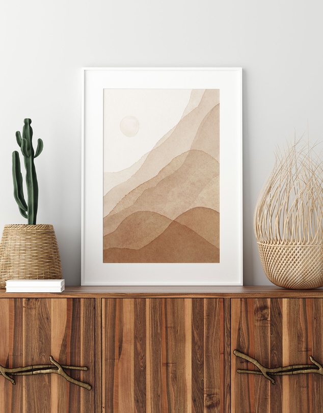Olive et Oriel - Earthen III Art Print