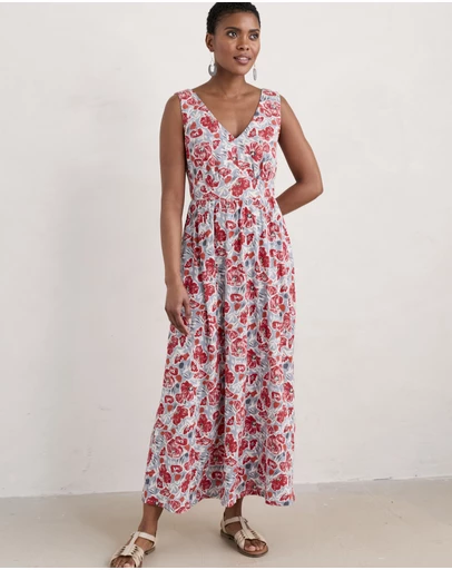 Seasalt - Seasalt Cornwall Red Polmanter Dress