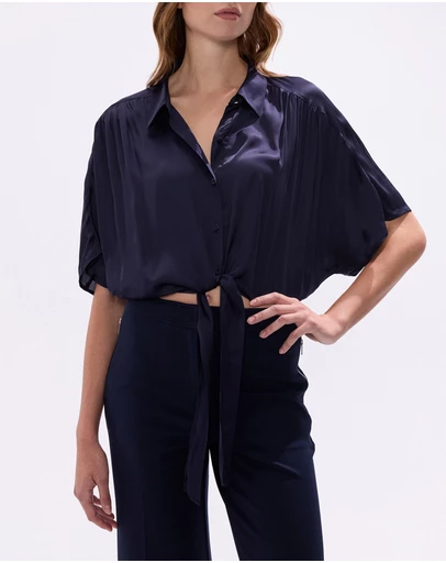 Marcs - Thalia Tie Front Blouse
