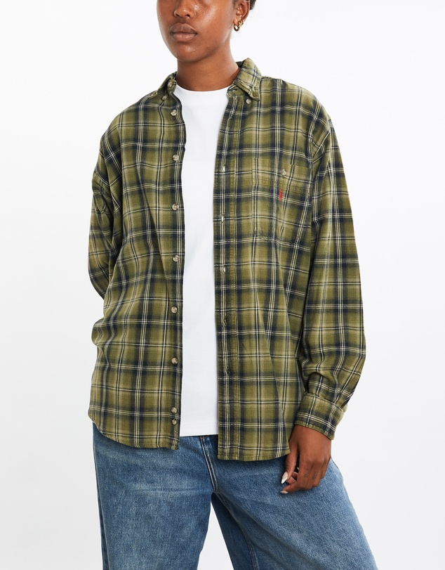 Vintage by The Real Deal - Pre Loved - Vintage 90s Polo Ralph Lauren Flannelette Button Up Shirt