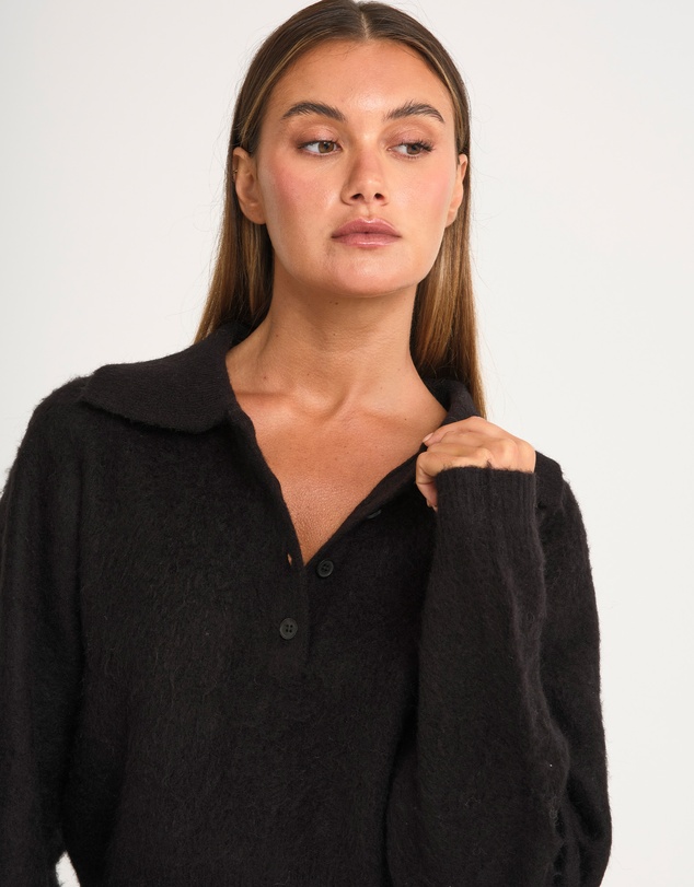 All Fenix - 1/2 Button Polo Knit