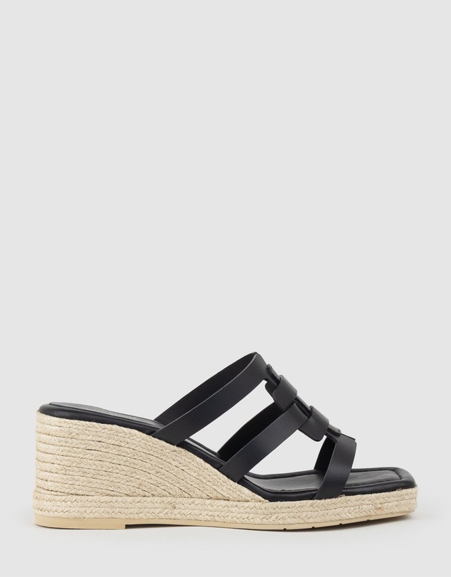 Edward Meller - MADERE Square Toe Slide Espadrille