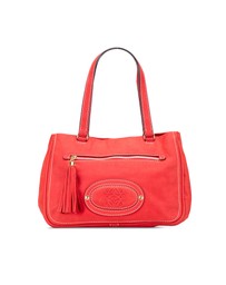 Pre-Loved by Azura Reborn - Pre-Loved Nubuck Anagram Madrid Fringe Shoulder Bag