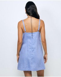 AERE - Haisley Linen Mini Dress