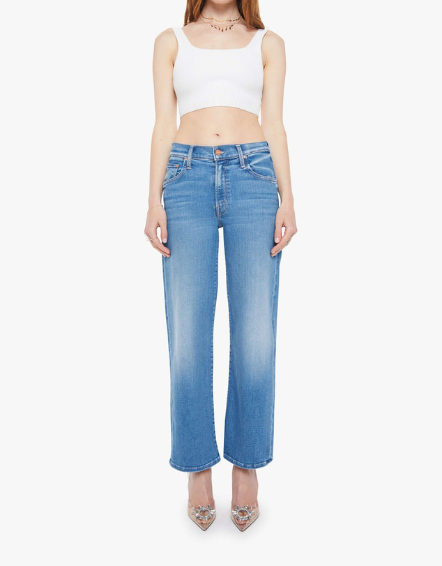 MOTHER - The Mid Rise Rambler Zip Ankle Jeans