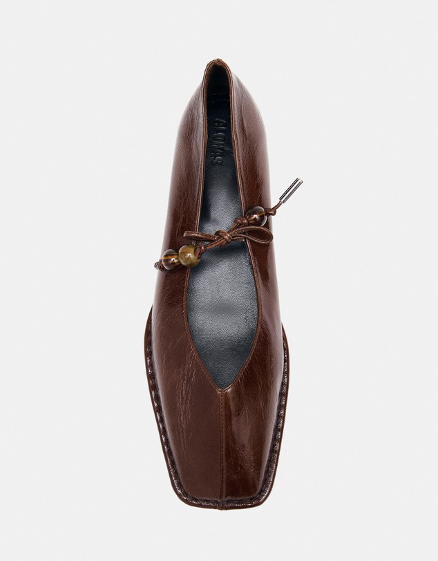 Alohas - Sway Leather Ballet Flats - Women's