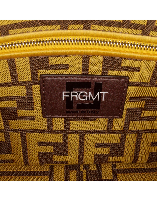 Pre-Loved by Azura Reborn - Pre-Loved fendi Patterned Textile Shoulder Bag with Adjustable Strap and Clasp Closure