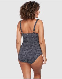 Artesands - Zig Zag Black Raphael E/F Underwire One Piece