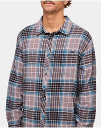 Billabong - Mens Coastline Long Sleeve Flannel Shirt