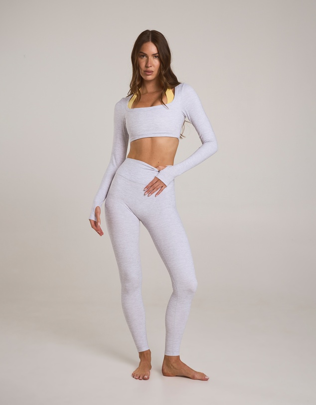 STAX. - Full Length Tights Airlyte - Grey Marle