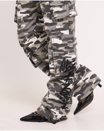 Neon Hart - Camo Cargo Pants