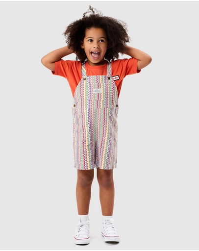 Goldie + Ace - Ric Rac Button Overall - Babies-Kids