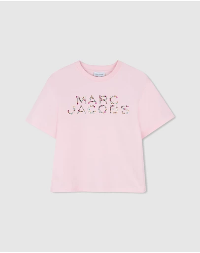 Marc Jacobs - Logo Embellished T-Shirt - Kids-Teens