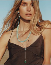 THOMAS SABO - THOMAS SABO Elyndra Necklace with Turquoise Amazonite Beads