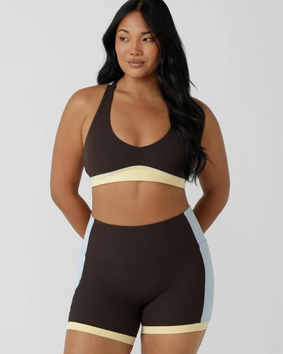 Lorna Jane - Set Point High Support Rib Sports Bra