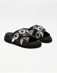 Sol Sana - Concho Footbed Sandals