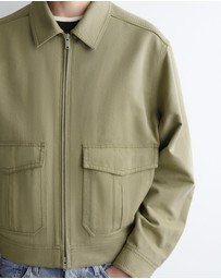 COS - Cotton-Blend Zip-Up Utility Jacket