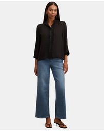 Forever New - Poppy Lace Trim Blouse
