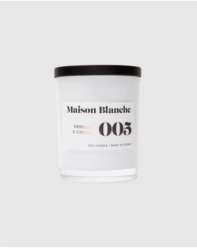 Maison Blanche - 005 Vanilla & Cacao - Medium Candle