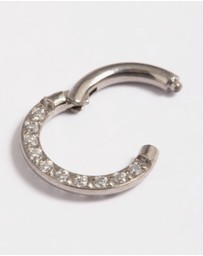 Lovisa - Titanium Cubic Zirconia 6mm Clicker