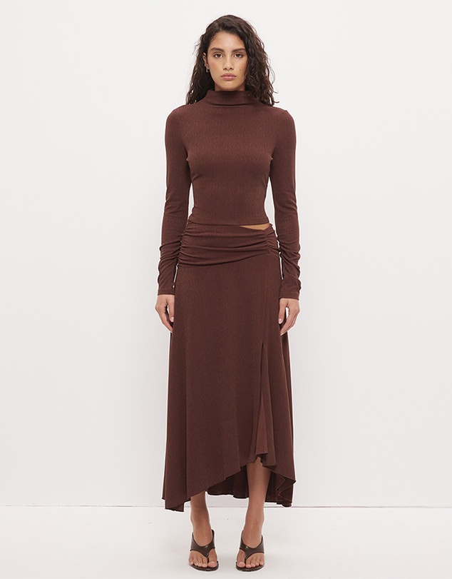 MON RENN - Farah Draped Skirt