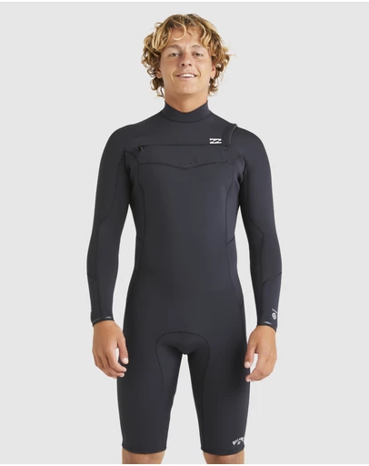 Billabong - Mens 2/2mm Absolute Natural Chest Zip Long Sleeve Springsuit