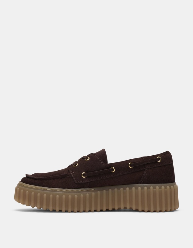 Clarks - Torhill Boat Dark Brown