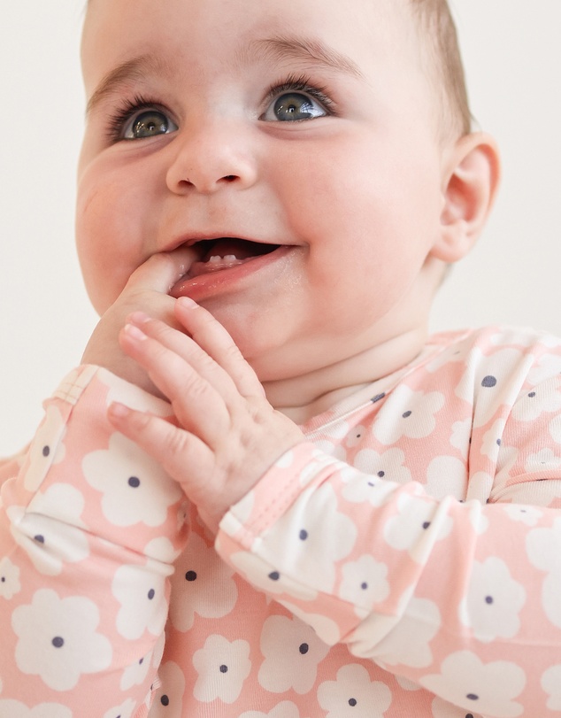 Kynd Baby - Comfy Bodysuit Long Sleeve in Petal Blooms