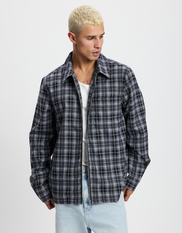 X-Large - 91 LS Zip Shirt