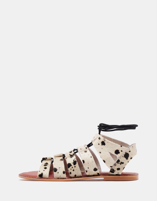 Just Because - Ishka Pony Leather Sandals