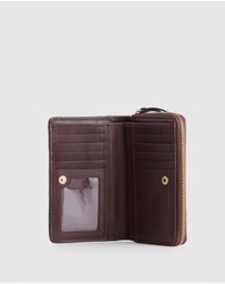 Evity - Nina Leather Zip Around Wallet