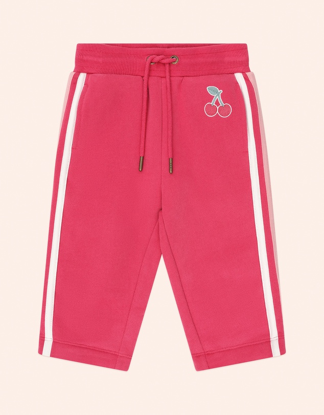Huxbaby - Cherry Racer Stripe Trackpants - Babies-Kids
