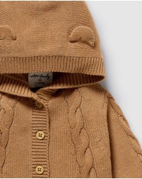 Wilson & Frenchy - Organic Knitted Cable Jacket - Babies