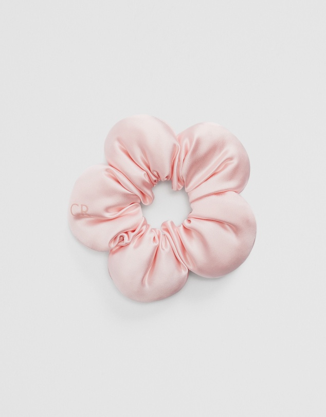 Country Road - Satin Flower Scrunchie