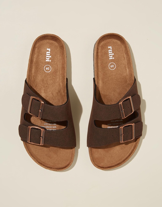 Rubi - Rex Double Buckle Slides