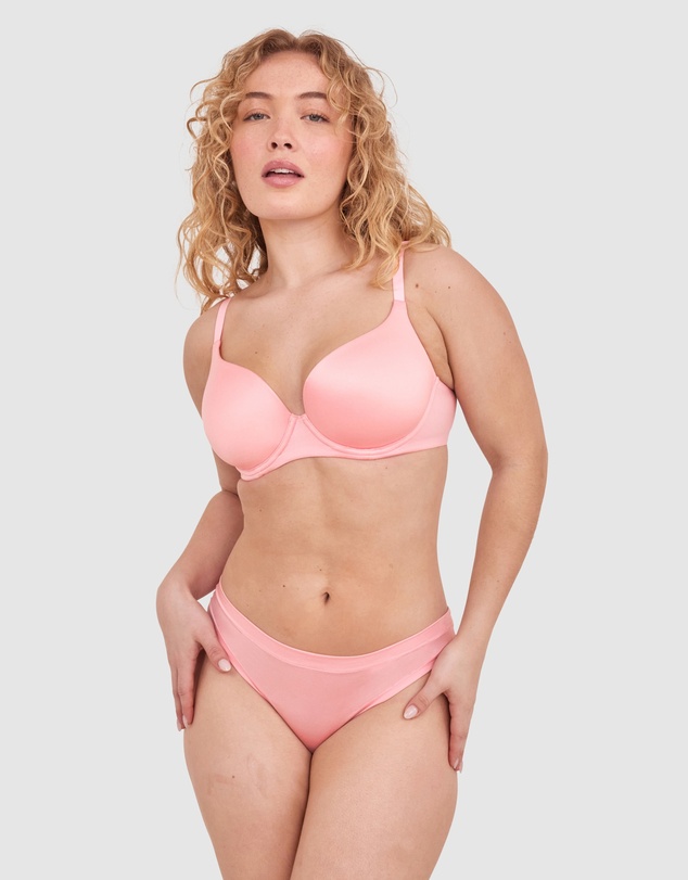 Bras N Things - Body Bliss Brazilian Knicker-Pink