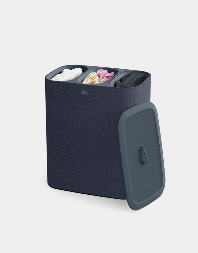 Joseph Joseph - Tota Trio 90L Laundry Separation Basket (Black)