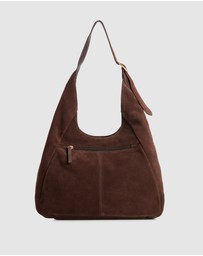 Evity - Alexa Leather Suede Hobo Bag