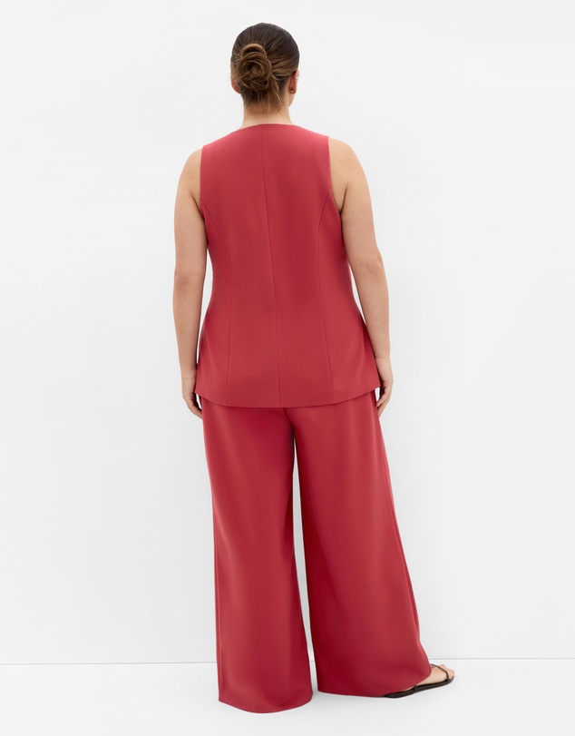 City Chic - Plus Size Tori Wide Leg Pant - sienna
