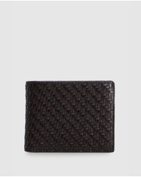 Evity - RFID Logan Leather Weave Bifold