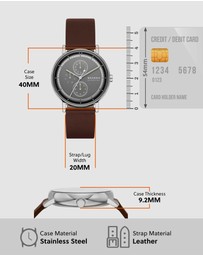 Skagen - Signatur Brown Analogue Watch