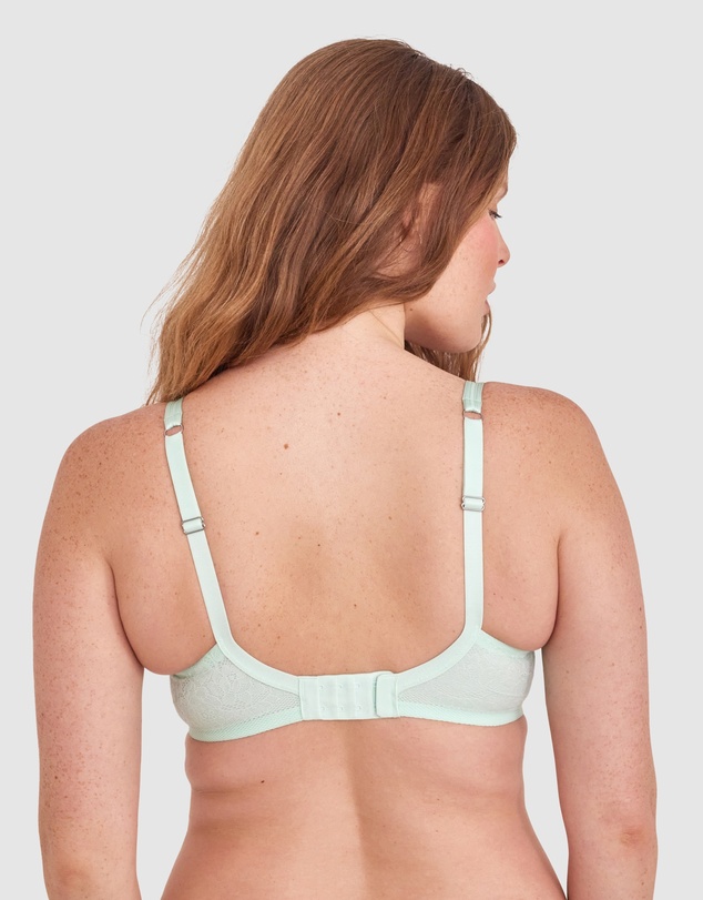 Bras N Things - Pure Body Full Cup Bra-Light Green