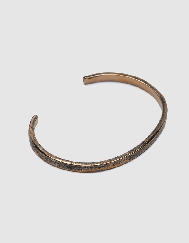 Buck Palmer - Oxidized Indo Maverick Cuff (Small) Bronze