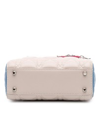 Pre-Loved by Azura Reborn - Pre-Loved Mini Tricolor Lambskin Cannage Lady Dior